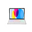 Case2go - Bluetooth RGB Toetsenbord hoes geschikt voor Apple iPad 10 10.9 Inch (2022) - QWERTY - Keyboard case met RGB Verlichting & Touchpad - Goud