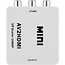 Tulp naar HDMI Converter - AV / Composiet RCA To HDMI Audio Video Kabel Adapter - Wit