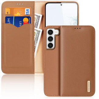 Dux Ducis Dux Ducis - Telefoonhoesje geschikt voor Samsung S23 - Dux Ducis Hivo Series Case - Bruin