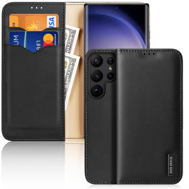 Dux Ducis - Telefoonhoesje geschikt voor Samsung S23 Ultra - Dux Ducis Hivo Series Case - Zwart
