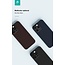 Devia - Hoesje geschikt voor Apple iPhone 14 Plus - Carbon Fiber Texture - Magnetische Back Cover - Blauw