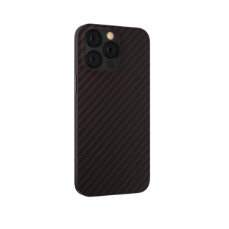 Devia Devia - Apple iPhone 14 Plus - Carbon Fiber Texture - Magnetische Back Cover - Rood