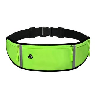 Cover2day Sportband - Hardloopband - Hardloop Riem - Running belt - met Smartphone houder - Unisex/Onesize - Groen