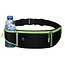 Sportband met fleshouder - Hardloopband - Hardloop Riem - Running belt - met Smartphone houder - Unisex/Onesize - Zwart