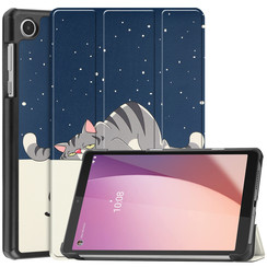 Tablet hoes geschikt voor de Lenovo Tab M8 4th Gen (8 Inch) - Good Night