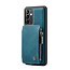 CaseMe - Telefoonhoesje geschikt voor Samsung Galaxy A54 5G - Back Cover - Met Pasjeshouder - Blauw