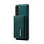 CaseMe - Telefoonhoesje geschikt voor Samsung Galaxy S23 Plus - Back Cover - Met Magnetische Pasjeshouder - Groen