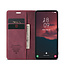 CaseMe - Telefoonhoesje geschikt voor Samsung Galaxy A54 5G - Wallet Book Case - Rood