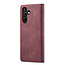 CaseMe - Telefoonhoesje geschikt voor Samsung Galaxy A54 5G - Book Case - Rood