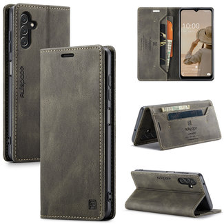 CaseMe CaseMe - Telefoonhoesje geschikt voor Samsung Galaxy A14 5G - Wallet Book case - Met extra vak - Bruin