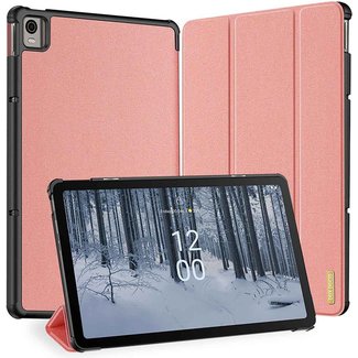 Dux Ducis Nokia T21 (2022) - 10.4 Inch - Domo Book Case  - Roze