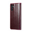 CaseMe - Telefoonhoesje geschikt voor Samsung Galaxy A14 5G - Flip Wallet Case - Magneetsluiting - Rood