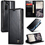 CaseMe - Telefoonhoesje geschikt voor Samsung Galaxy A54 5G - Flip Wallet Case - Magneetsluiting - Zwart