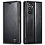 CaseMe - Telefoonhoesje geschikt voor Samsung Galaxy A34 5G - Flip Wallet Case - Magneetsluiting - Zwart