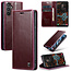 CaseMe - Telefoonhoesje geschikt voor Samsung Galaxy A34 5G - Flip Wallet Case - Magneetsluiting - Rood