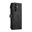 CaseMe - Hoesje geschikt voor Samsung Galaxy A54 5G - Wallet Book Case - met Rits en Magneetsluiting - met RFID bescherming - Zwart