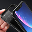 Case2go - Telefoonhoesje geschikt voor Samsung Galaxy A34 - Vennus Carbon case - Zwart