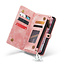 CaseMe - Telefoonhoesje geschikt voor Samsung Galaxy A34 5G - 2 in 1 Book Case en Back Cover - Roze