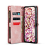 CaseMe - Telefoonhoesje geschikt voor Samsung Galaxy A54 5G - 2 in 1 Book Case en Back Cover - Roze