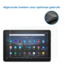 Case2go - Tablet Screenprotector geschikt voor Amazon Fire HD 10 (2021) - Tempered Glass - Case Friendly - Transparant