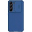 Telefoonhoesje geschikt voor Samsung Galaxy S23 - Nillkin CamShield Pro Case - Donker blauw