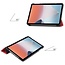 Case2go - Tablet hoes geschikt voor Oppo Pad Air 10.36 Inch (2022) - Tri-Fold Book Case - Met Auto Wake/Sleep functie - Rood