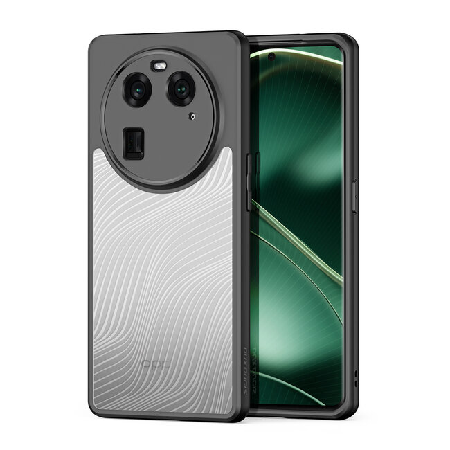 Dux Ducis - Telefoon Hoesje geschikt voor de OPPO Find X6 - Aimo - Zwart