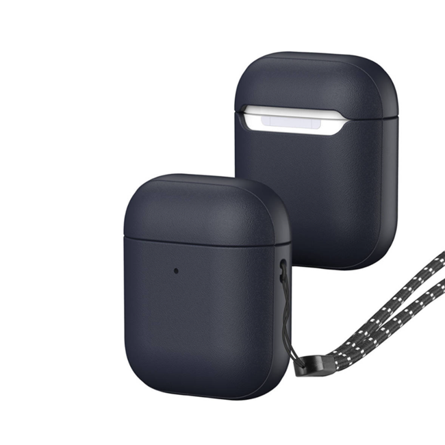 Dux Ducis - Hoes geschikt voor Airpods 1/2 - Plen Series Airpods 1/2 Case - Zwart