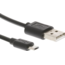 Valueline - Micro USB naar USB 2.0 kabel  - 2 meter - Zwart