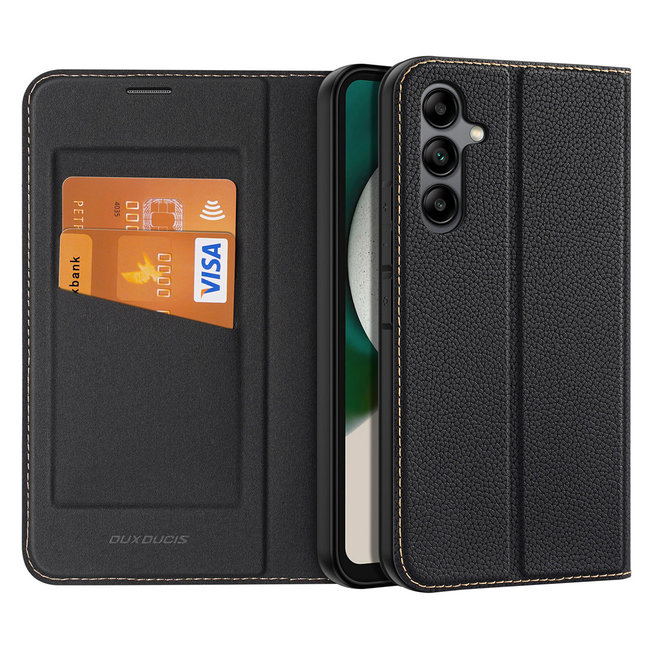 Telefoon hoesje geschikt voor Samsung Galaxy A34 5G - Dux Ducis Skin X2 Book case - Zwart