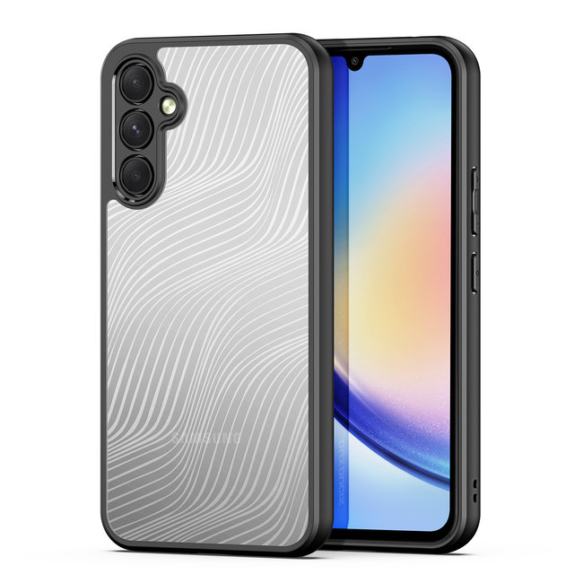 Dux Ducis - Telefoon Hoesje geschikt voor de Samsung Galaxy A34 5G - Back Cover - Aimo Series - Zwart