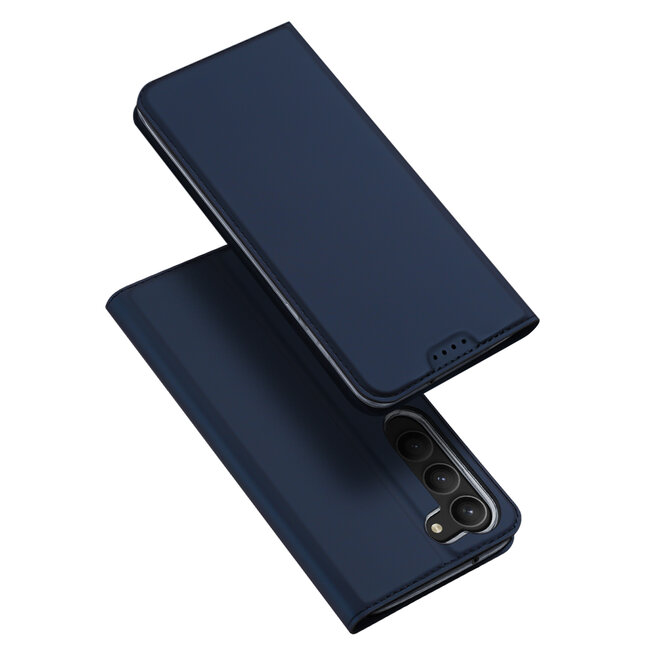 Telefoon hoesje geschikt voor Samsung Galaxy S23 Plus 5G - Dux Ducis Skin Pro  Book case - Blauw