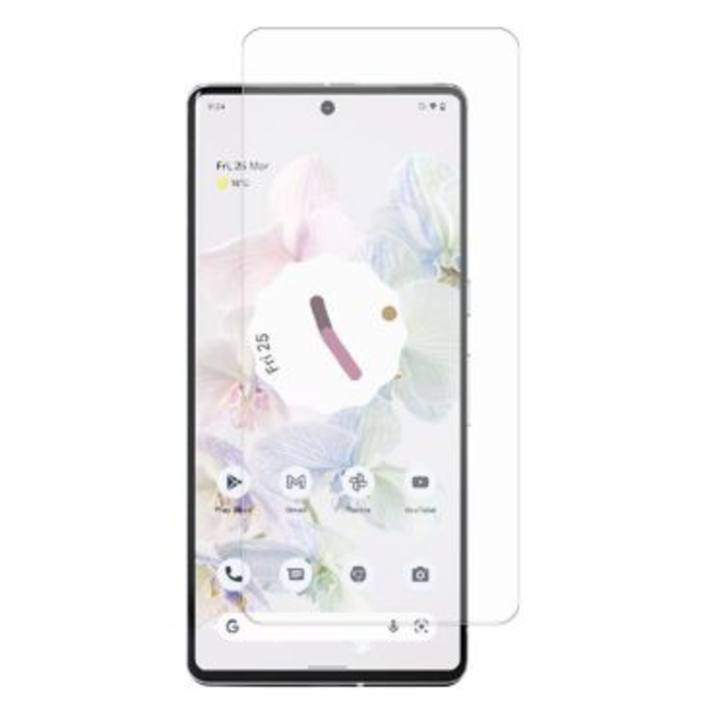 Screenprotector geschikt voor Google Pixel 7a - Tempered Glass - Gehard Glas - Transparant