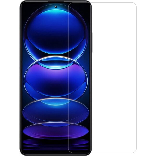 Case2go - Screenprotector geschikt voor Xiaomi Redmi Note 12 - Tempered Glass - Gehard Glas - Transparant