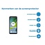 Case2go - Screenprotector geschikt voor Motorola E13 Tempered Glass - Gehard Glas - Transparant