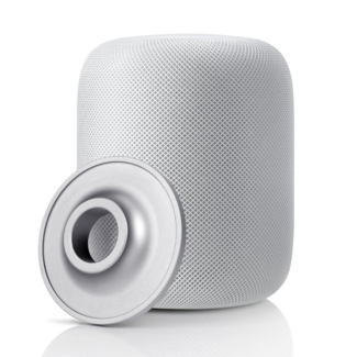 Cover2day Standaard geschikt voor Apple HomePod - Anti Slip Speaker Houder - Metalen Stand - Zilver