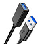 USB verlengkabel - USB naar USB 3.0 - 3 Meter - Zwart