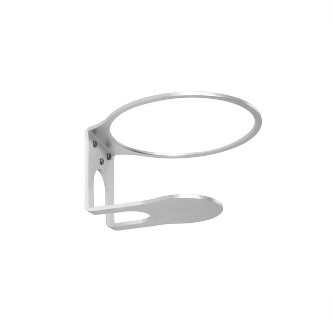 Houder geschikt voor Apple HomePod - Metalen Wall Mount  - Zilver