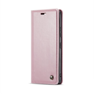 CaseMe CaseMe - Telefoonhoesje geschikt voor Xiaomi 13 - Flip Wallet Case - Roze