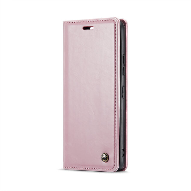 CaseMe - Telefoonhoesje geschikt voor Xiaomi 13 - Flip Wallet Case - Magneetsluiting - Roze