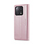 CaseMe - Telefoonhoesje geschikt voor Xiaomi 13 - Flip Wallet Case - Magneetsluiting - Roze