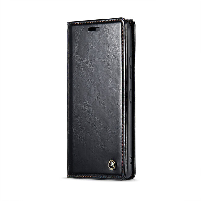 CaseMe - Telefoonhoesje geschikt voor Xiaomi 13 Pro - Flip Wallet Case - Magneetsluiting - Zwart