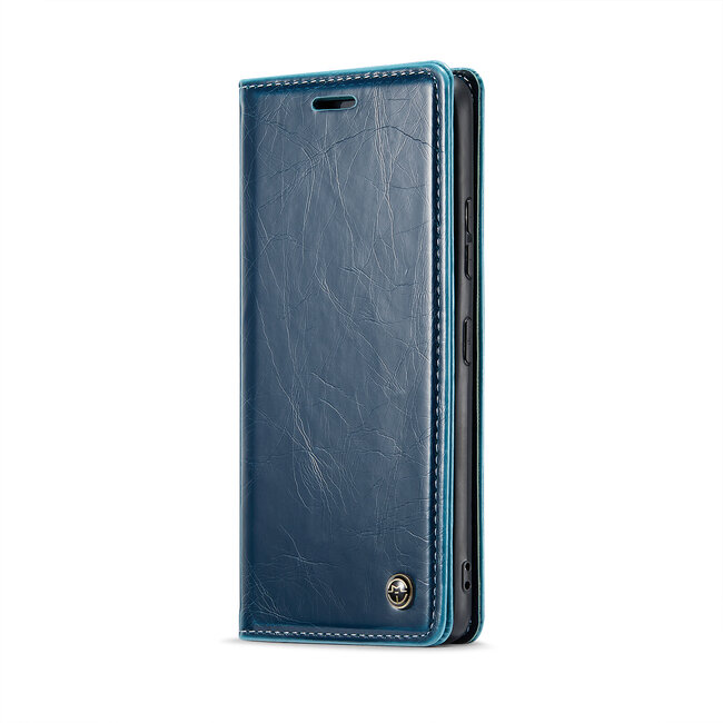 CaseMe - Telefoonhoesje geschikt voor Xiaomi 13 Pro - Flip Wallet Case - Magneetsluiting - Blauw