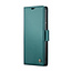 CaseMe - Telefoonhoesje geschikt voor Xiaomi 13 - Retro Wallet Book Case - Met Magnetische Sluiting - Groen