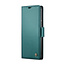CaseMe - Telefoonhoesje geschikt voor Xiaomi 13 Pro - Retro Wallet Book Case - Met Magnetische Sluiting - Groen