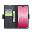 CaseMe - Telefoonhoesje geschikt voor Xiaomi 13 Lite - Retro Wallet Book Case - Met Magnetische Sluiting - Zwart