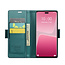 CaseMe - Telefoonhoesje geschikt voor Xiaomi 13 Lite - Retro Wallet Book Case - Met Magnetische Sluiting - Groen