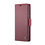 CaseMe - Telefoonhoesje geschikt voor Xiaomi 13 Lite - Retro Wallet Book Case - Met Magnetische Sluiting - Rood