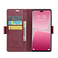 CaseMe - Telefoonhoesje geschikt voor Xiaomi 13 Lite - Retro Wallet Book Case - Met Magnetische Sluiting - Rood