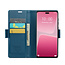 CaseMe - Telefoonhoesje geschikt voor Xiaomi 13 Lite - Retro Wallet Book Case - Met Magnetische Sluiting - Donker Blauw